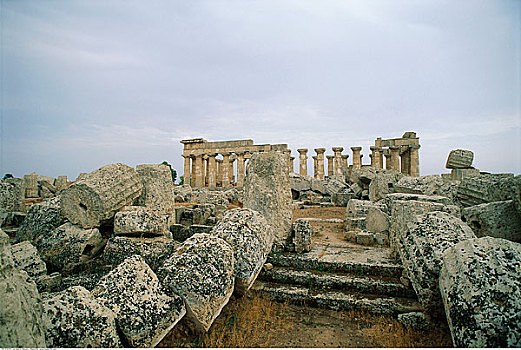 雅典娜神庙,塞利农特,西西里,意大利