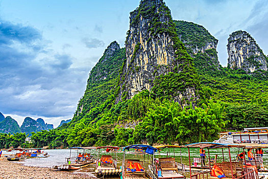 阳朔,兴坪,漓江,自然,风景