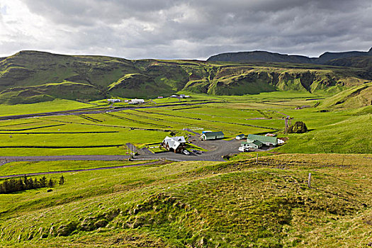 农场,防护,位置,靠近,南,冰岛,北欧,欧洲