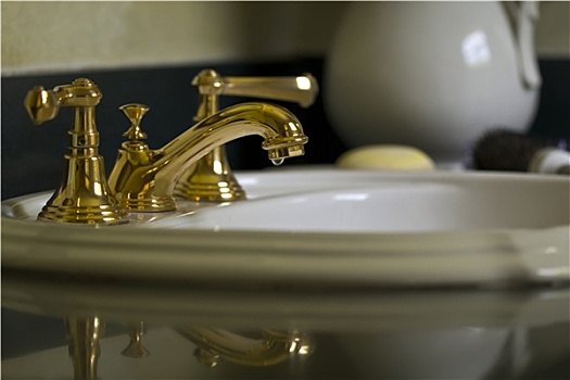 黄铜,浴室,水龙头