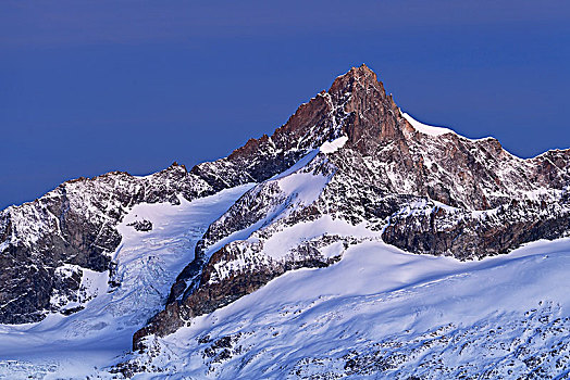 雪,戈尔内格拉特,策马特峰,瓦莱州,瑞士,欧洲