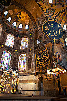 室内,索非亚,藍色清真寺,区域,伊斯坦布尔,土耳其