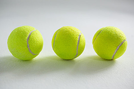 俯拍,荧光,网球,白色背景,背景