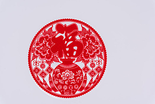 棚拍中国春节剪纸