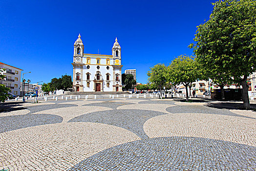 葡萄牙,阿尔加维,法若,教堂,蒙特卡罗