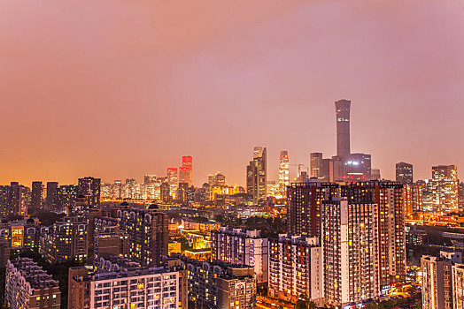 城市夜景,北京夜景
