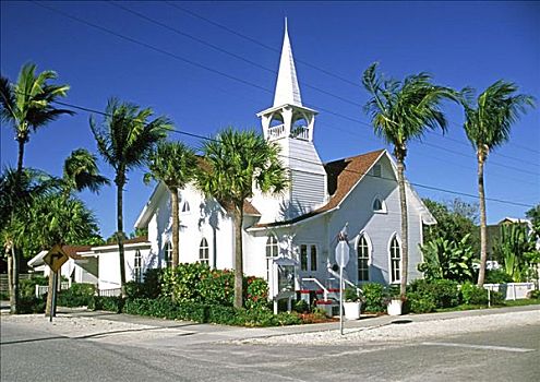 建筑,教堂,第一,大,佛罗里达,美国
