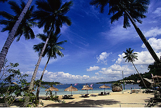 海滩,胜地,棉兰老岛,菲律宾