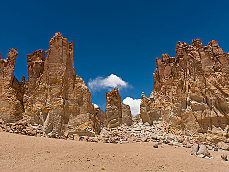 石头,大教堂,盐滩,盐湖,阿塔卡马沙漠,佩特罗,省,安托法加斯塔大区,智利