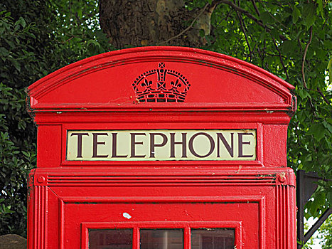 红色,电话亭,伦敦