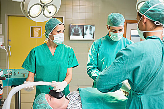 病人,外科手术,手术室