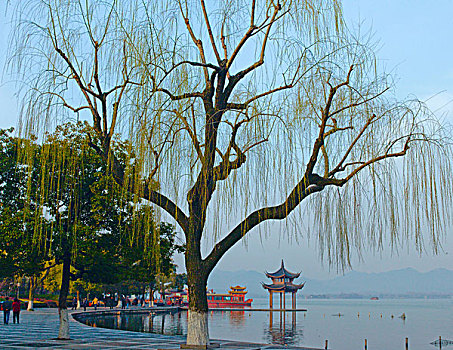 新西湖十景,湖滨晴雨·骑射亭