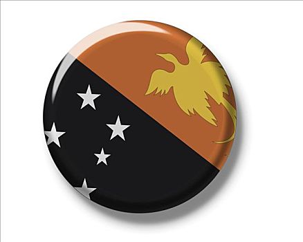 扣,徽章,旗帜,巴布亚新几内亚