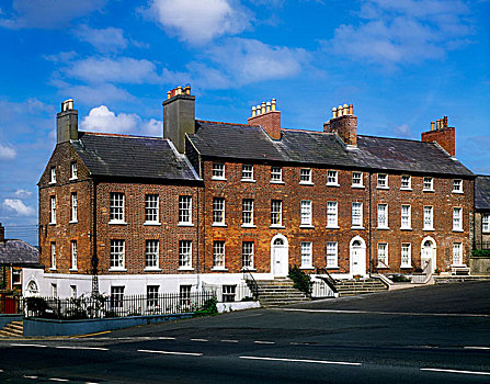爱尔兰,阶梯状,乔治时期风格,房子