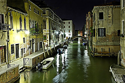 运河,地区,威尼斯,世界遗产,威尼西亚,意大利,欧洲