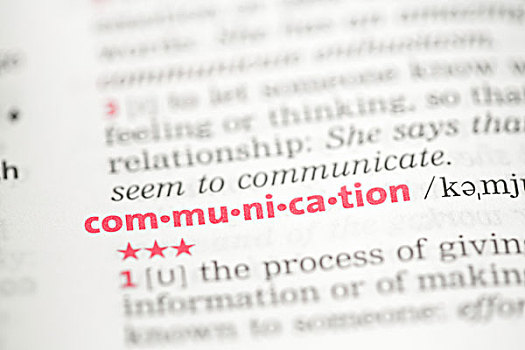 沟通,定义,字典