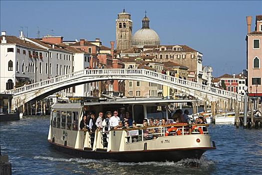 汽艇,大运河,威尼斯,意大利