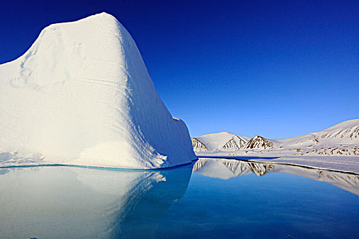 冰山,巴芬湾,北极圈,海洋,北方,巴芬岛,加拿大