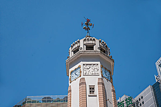 重庆市标志性建筑,解放碑,及商业区的群楼