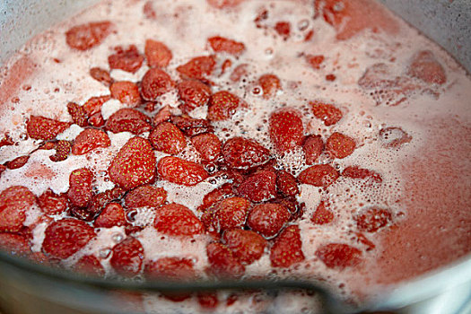 草莓,果酱,制作