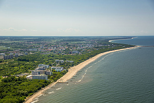 沙滩,波罗的海,海岸,波美拉尼亚西部,省,波兰,欧洲
