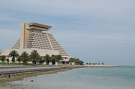 酒店,喜来登酒店,多哈,卡塔尔,四月,2004年