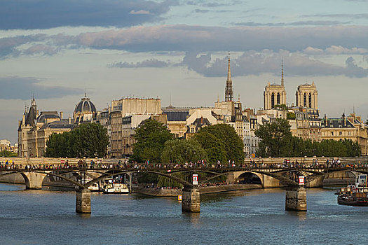 法国,巴黎,艺术桥