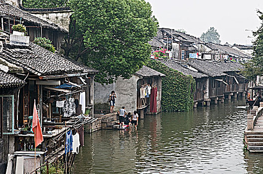 浙江乌镇水乡东栅民居