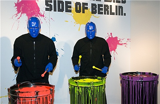 蓝色,男人,多,柏林