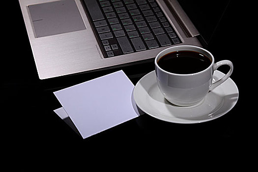 白色,杯子,黑咖啡,商务,工作场所