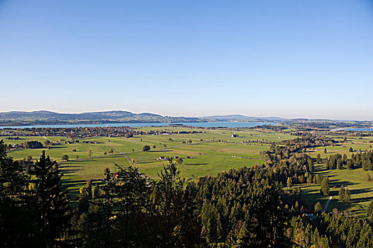 德国南部菲森,fussen,旧天鹅堡,schloss,hohenschwangau