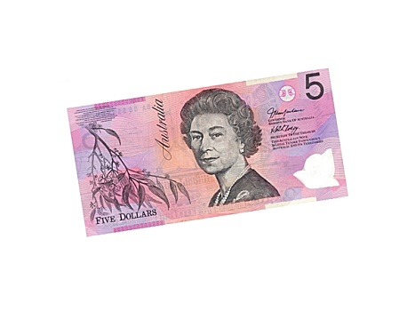 澳大利亚,五个,美元,钞票
