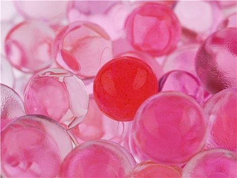 微距,粉色,透明,球,红色,前景