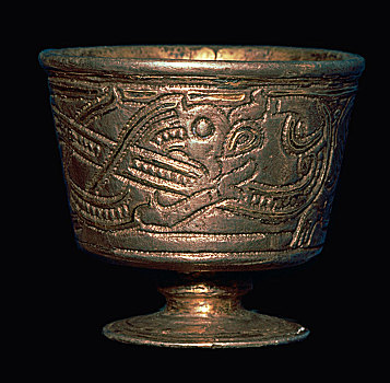 维京,银,杯子,10世纪,艺术家,未知