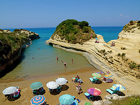 岛屿,运河,海滩