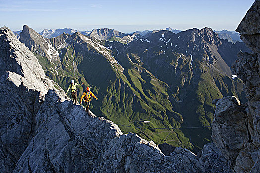 路线,场景,阿尔卑斯山,提洛尔,奥地利