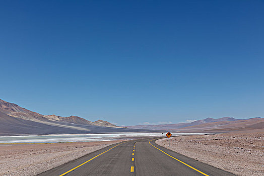 道路,高原,佩特罗,阿塔卡马沙漠,安托法加斯塔大区,智利,南美