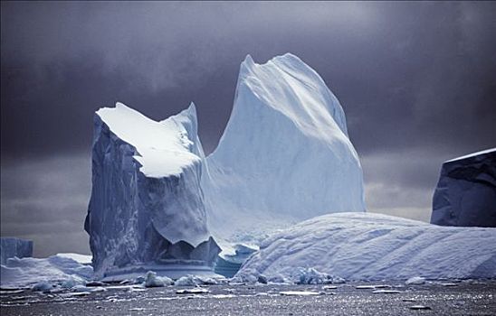 南极,水道,冰山