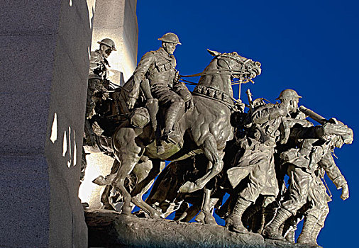 国家,战争纪念碑,渥太华,安大略省,加拿大