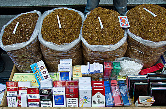 户外,烟草,销售,伊斯坦布尔,土耳其