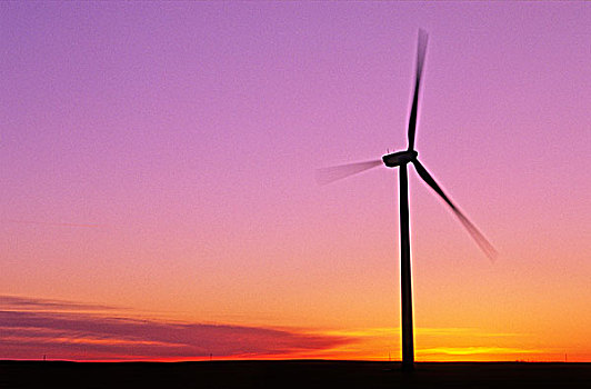 风能,涡轮,艾伯塔省,加拿大