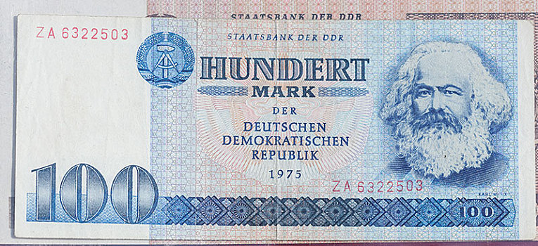 民主德国,货币,正面