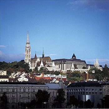 匈牙利,布达佩斯,教堂,新欧盟成员国,建筑,塔