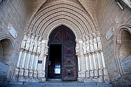 哥特式,门徒,门口,大教堂,葡萄牙,2009年