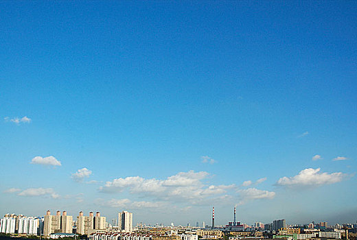 上海杨浦区建筑群风光