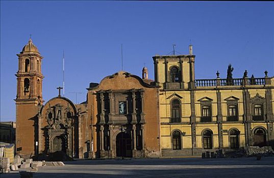 墨西哥,广场,教堂,大学