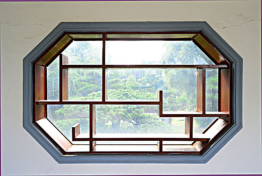 中式窗框