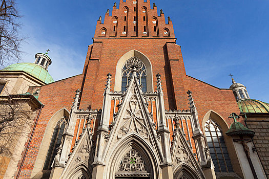 13世纪,圣三一教堂,建筑,克拉科夫,波兰