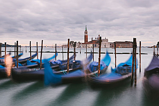 小船,大运河,圣乔治奥,马焦雷湖,岛屿,背景,威尼斯,意大利