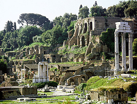 古罗马广场,风景,寺庙